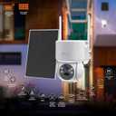 Nexxt Solutions Smart Wi-Fi Solar Camera - Outdoor PTZ, Motion Detection, Night Vision, Wireless Security Home Automation System Alexa &Google Home Compatible | Camara de Seguridad