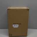 HonoDing Ceiling Light Replacement Lamp Shade Set of 4, White Cloud Flat Hanging Bell Frosted Glass Lampshade Replacement Glass Lamp Shade for Ceiling Fan Light Kit (White Alabaster)