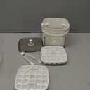 Ice Cube Tray with Lid and Bin, Ice Trays for Freezer, Flexible Ice Cube Trays,2 Pack for Freezer, 48 Pcs Ice Cube Mold with Ice Scoop for Whiskey, Cocktail, Coffee and DIY(White)