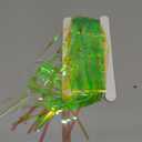 Neon Green Streamers Backdrop 3.28 x 8.2 ft Lime Green Foil Fringe Curtain Metallic Tinsel Door Streamers for Birthday Bachelorette Christmas, New Year, Disco Party, Neon Party Decorations