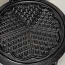 Mueller Heart 5 Waffle Maker, Waffle Iron, Adjustable Browning Control & Nonstick, Cool Touch Handle, Easy to Clean, Small Kitchen Appliances