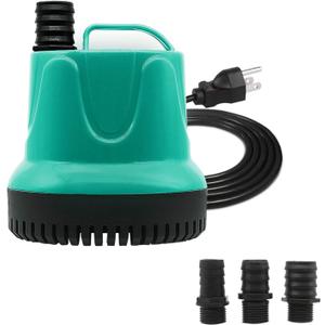 Upettools Submersible Water Pump, Ultra Silence Circulation Multifunctional Water Pump with Handle For Pond, Aquarium, Hydroponics, Fish Tank Fountain with 5.9ft (1.8M) Power Cord (40W)