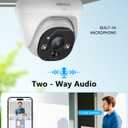 4K Wired Dome PoE IP Cameras for Home Security Outdoor, Installed 3TB HDD Surveillance Video Indoor,130° Wide Angle, 2-Way Audio, AI Human/PIR Detection, 8Cams-3TB HDD