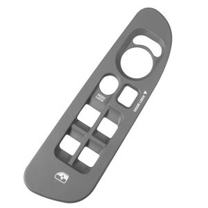 BASIKER Window Switch Cover, Driver Side Door Switch Panel Bezel Trim for 2002 to 2010 Dodge Ram 1500 2500 3500, Grey
