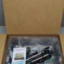 Sondiko Seed Starter Tray with Grow Light, Heated Seed Starter Kit with Temperature Display, Humidity Dome Germination Kit, Adjustable Plant Light for Seed Starting and Seedling Growth (Gray)