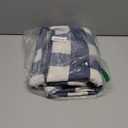 Elrene Home Fashions Farmhouse Living Grainger Buffalo-Check Blackout Window Curtain, Living Room and Bedroom Drape with Rod Pocket Tabs, 52" x 84", Indigo, 1 Panel