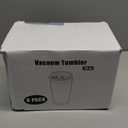 20 oz Tumbler with lid Double Wall Vacuum Insulated Tumblers Stainless Steel Coffee Mug Travel Coffee Tumbler Powder Coated Tumbler Cup Keep Hot&Cold - (Grey 6 Pack) (Gray)