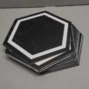 Art3d 30-Pack Hexagon Peel and Stick Flooring Tile Marble Look, Self Adhesive Waterproof Vinyl Floor Tile for Kitchen Bathroom Living Room Bedroom, 11.8" x 10.2" Black Marble