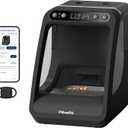 PawsPik Automatic Microchip RFID Cat Feeder, 16-Cup, Black | ISO Microchip & PawsPik RFID Tag Compatible, App Control, Portion Control, Personalize Feeding
