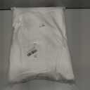 YMDUCH Women's Elegant Off Shoulder Short Sleeve A line Flowy Swing Cocktail Party Long Dress (White)