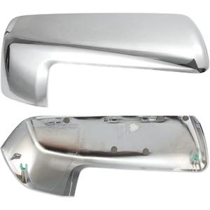 TOP-VIGOR Compatible with Chevy Silverado 1500 and GMC Sierra 1500 2019 2020 2021 2022 2023 2024 2025, 2pcs side Mirror Covers Replacement  Chrome Plated Mirror Caps for Left & Right Side