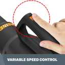 WORX Cordless Leaf Blower, Electric Blower with Turbine Fan, Blowers for Lawn Care with 2 Speed Control, Battery & Charger Not Included, WG547.9