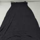 LILLUSORY Womens Summer Casual Slip Dresses Spaghetti Strap Double Lined Bodycon Maxi Dress (XL, Black)