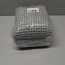 Waffle Bath Mat-Runner Rug, Super Absorbent Non Slip Bath Mats for Bathroom Machine Washable Long Rugs with Tassels, Bath Rugs for Bathroom Floor Beside Tub, 2' x 6' (Light Grey)