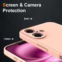 2 x iPhone 16 Plus Case, Slim Thin Ultra Flexible Silicone Phone Case for iPhone 16 Plus, Gel Rubber Soft Skin Silicone Protective Case, Feels Good to Touch, Drop Protection (Pink)