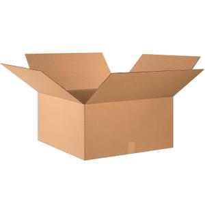 BOX USA 26x26x14 Corrugated Boxes, Large, 26L x 26W x 14H, Pack of 10 | Shipping, Packaging, Moving, Storage Box for Home or Business, Strong Wholesale Bulk Boxes