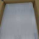 Citylife 3 PCS Plastic Storage Bins with Latching Lids Portable Project Case Clear File Box Stackable Storage Containers for Organizing A4 Paper, Photo, Document, Scrapbook (5QT)