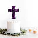 Jesus Cross Cake Topper, He is Risen, Jesus Easter Party Decor, Religious Holiday Cake Decorations, Spring Easter Festival Party Decorations Glitter