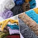 Flygo Women's Open Front Cotton Crochet Lace Boho Hippie Butterfly Vest Cardigan Coverup Sleeveless Irregular Hem (White)