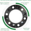 SCITOO 2PCS 2" 4 Lug Hubcentric Wheel spacers 4x110mm to 4x110mm with 10x1.25 Studs 74mm fits 2000-2006 for Rancher 350 2004-2008 for Rancher 400