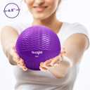 Yes4All Weighted Toning Balls for Exercise, Soft Medicine Balls for Exercise, Pilates, Yoga, Balance, Flexibility, 2-10lbs (K. 8lb - Purple)