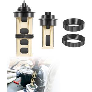 Titanium ECO Electrode Replacement Kit for Intex Krystal Clear Saltwater System & Sand Filter Pump, Fits ECO20110-2 26679EG 26680 26377EH, Includes Parts 13043 & 12875 - Fix Pool Chlorine 91/92 Alerts