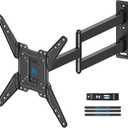 Mounting Dream Long Arm TV Wall Mount for Most 26-65 Inch TVs, 30 Inch Long Extension TV Mount Swivel and Tilt, Full Motion Wall Mount TV Bracket Fit Max VESA 400x400mm,Up to 99 lbs, MD2286-M
