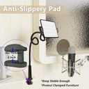 MAGIPEA Gooseneck Tablet Holder for Bed, Flexible Tablet Stand Holder with 360 Adjustable, Hands Free Tablet Mount Clip, Compatible with iPad/Kindle/Switch/Galaxy Tabs, More 4.7-13" Devices
