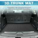 Mixsuper Cargo Liner for Chevrolet Suburban/GMC Yukon XL 2021-2025 2026, All Weather Trunk Liner Rear Cargo Mat Behind The 3rd Row Seats Black