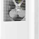 Stelpro Pulsair Electric Wall Fan Heater  1125W or 1500W / 240V (563W or 750W / 208V)  Ultra-Quiet and Fast Heater  Built-In 2P Thermostat (ARWF1502T2W)  White
