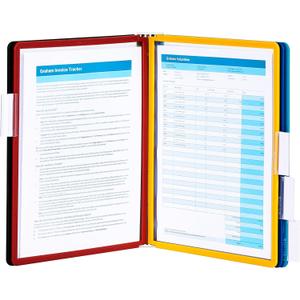 Durable Vario Wall Reference System, 5 Panels, Letter, Asst. Borders And Panels