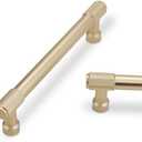 BUKOBYHE 10 Pack 5 Inch(128mm) Dark Champagne Bronze Kitchen Cabinet Handles Knurled Cabinet Pulls Drawer Pulls Cabinet Hardware