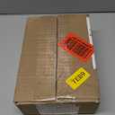 kitchentoolz Salad Dressing Shaker Bottle  12oz Glass Bottle with Silicone Pour Spout and Tamper-Proof Lid for Sauces and Marinades - Pack of 2 (Yellow)