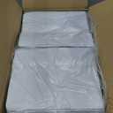 Fasmov 1000 Pack Thick White Paper CD DVD Sleeves Envelope with Clear Window and Flap, Dust Proof Protective Disc Storage for Music, Movies and Home Office