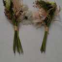 2PCS Artificial Silk Rose Flowers for Home Decoration Fake Floral Bridal Bouquet Wedding Arrangement Coffee Table Centerpieces Flower Decor Props (Rose Peony)