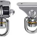 BeneLabel 2 Pack Silent Swing Hanger Heavy Duty Stainless Steel Swing Hook with Swivel Bearing for Hammock Chair, Porch Swing, Yoga Silk, Punching Bag 1000 lbs Capacity