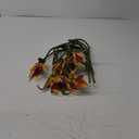 Hanaive 12 Pcs Bird of Paradise Artificial Plant 24 Inches Hawaiian Tropical Flowers Fake Rubber Strelitzia Faux Flowers Bouquet for Home Garden Office Wedding Indoor Outside Party Decor DIY (Yellow)