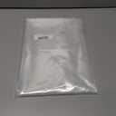 YellyHommy Clear Waterproof Plastic Snap in Shower Curtain Liner Replacement with 2 Magnets 71" W x 66" L for 72" W x 87" L Transparent