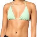BOSS Women's Classic Triangle String Bikini Top (Green, S)