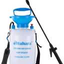 Kitahara 1.3 Gallon Garden Pump Pressure Sprayer with Pressure Relief Valve, Adjustable Shoulder Strap and Nozzles, for Yard Lawn Weeds Plant Water