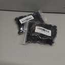 2 x Muzata 250 Pack Black Cable Railing Rubber Grommets ONLY for Level 1/8" 5/32" Wire Rope Protector Sleeves Deck Cable Railing Hardware Kit Metal Posts CB29