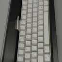 RK ROYAL KLUDGE RK61 Wireless 60% Mechanical Gaming Keyboard, Ultra-Compact 60 Keys Bluetooth Mechanical Keyboard with Programmable Software (Blue Switch, White)