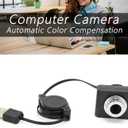 Webcam 480P Camera Automatic White Balance USB2.0 Computer PC Camera Portable Multifunctional Digital Webcam for Recording, Calling, Conferencing, Gaming