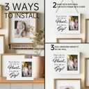 JioJio Chan Gigi Gifts Picture Frame for Grandma - 4 x 6 Inch Photo - Grandma Gift Picture Frame for Grandmother Mothers Day Birthday Christmas (gray)