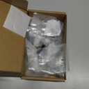 Asidrama 10 Pack Matte Black Cabinet Knobs Kitchen Drawer Knobs Cabinet Pulls Black Cabinet Hardware Square Knobs for Dresser (Single Hole Knob)