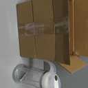 Marbrasse Oil Dispenser for Kitchen,20 OZ /600ml Leakproof Glass Oil Bottle with Auto Flip Cap,Olive Oil Container for Kitchen Cooking(1 Pcs White + 1 Pcs Brown)