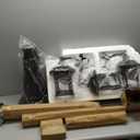 Solar Powered Outdoor Post Light 82.7" H 3-Headed Lamp Post with Dusk to Dawn Sensor Pole Street Lantern 3 Light Black Outdoor Lamp Post Lights E26 Outdoor Street Light for Pole Garden Yard