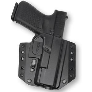 Bravo Concealment Holster for Glock 19 23 32 - OWB - Custom Fit Glock 19 OWB Holster with Adjustable Retention - Built-in Sweat Guard for a Secure and Comfortable Carry - Right Hand