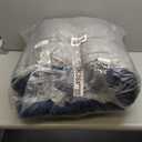 Waterproof Long Lounger Chair Cushion Outdoor Chaise Lounge Chair Cushions with Ties, Patio Recliner Thickened Lounge Chair Cushions for Indoor 74.4 x 22 x 4.7 Inches, Cushion Only (Blue)