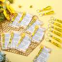 Back to School Gifts for Students from Teacher Inspirational Bee Keychain Cards Bee Student Gift